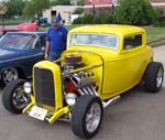 32 Ford Hiboy Chopped 3W Coupe