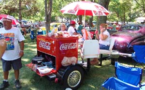 Custom Coca Cola BBQ Trailer