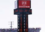 Lap 153 Scoring Tower