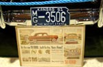 51 Ford Convertible Info Board