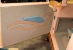 55 Chevy 2dr Sedan Custom Exota Door Panel