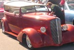 36 Chevy Chopped 2dr Convertible Sedan