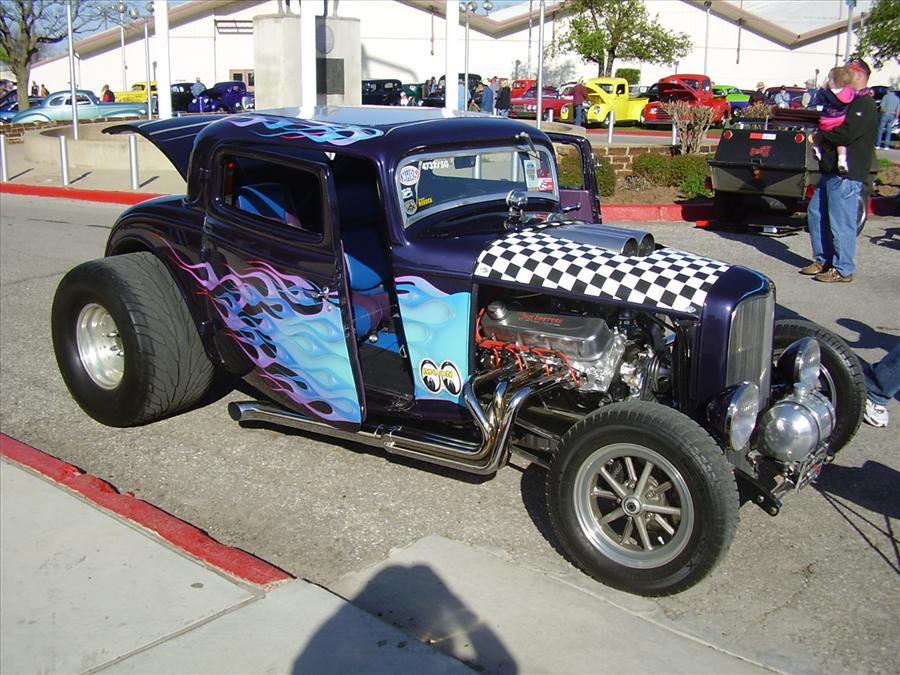 32 Ford Hiboy Chopped 3W Coupe